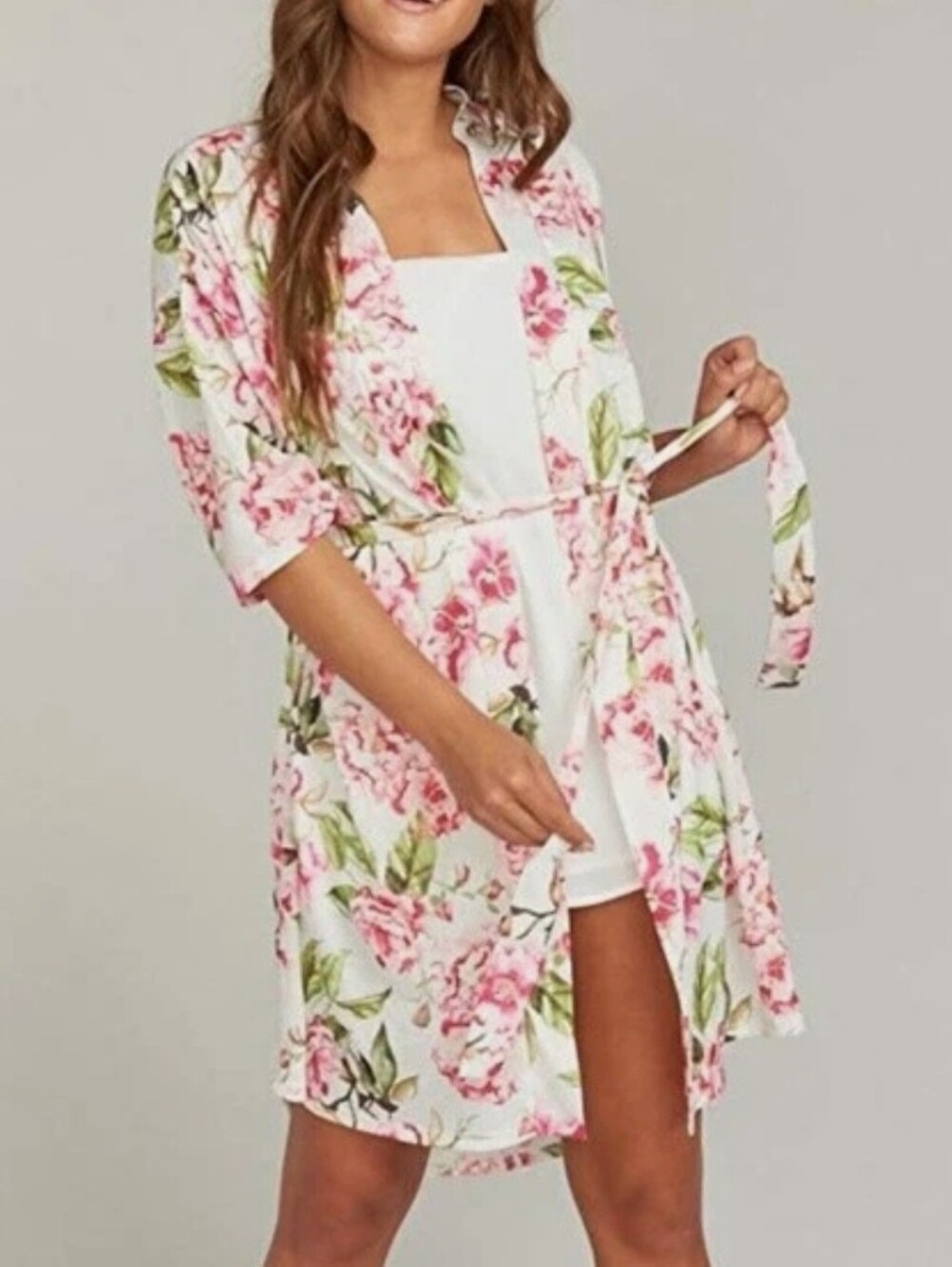 Womens Show Me Your Mumu Floral Garden Blooms Cover Up Lounge Sleepwear One Size